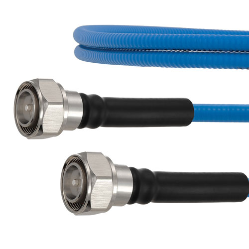 Plenum Low PIM 4.3-10 Male to 4.3-10 Male Cable SPP-375-LLPL Coax Using Times Microwave Parts FMCA2050
