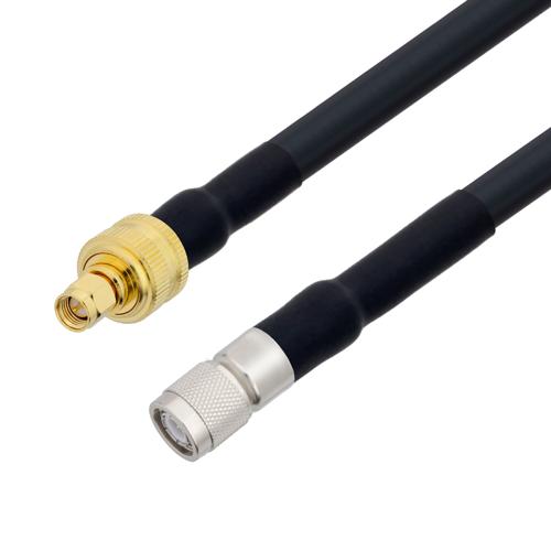 TNC Male to SMA Male Cable TCOM-400 Coax in 9 Inch FMCA20796/HS-9