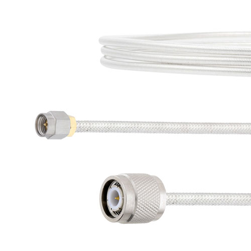 SMA Male to TNC Male Cable FM-SR141TB Coax in 18 Inch FMCA2097-18