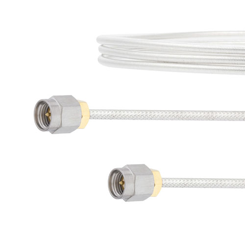 SMA Male to SMA Male Cable FM-SR086TB Coax in 12 Inch FMCA2104-12