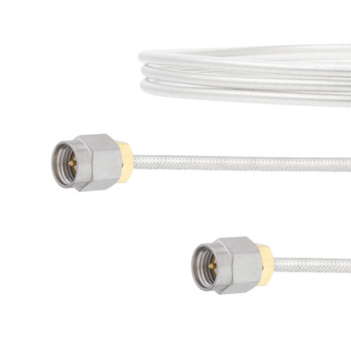 SMA Male to SMA Male Cable FM-SR141TB Coax in 18 Inch FMCA2110-18