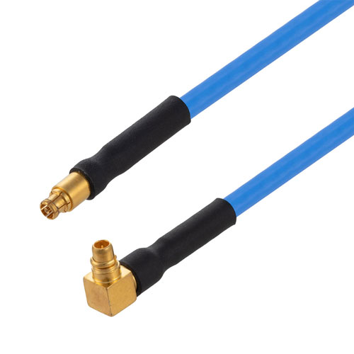 Mini SMP Female to RA MMCX Plug Cable 6 Inch Length FM-F086 Coax FMCA2221-6