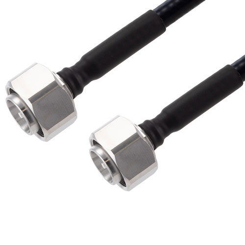 Low PIM 4.3-10 Male to 4.3-10 Male Cable 1/4 inch Superflexible Coax in 36 Inch FMCA2237-36
