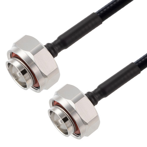 Low PIM 7/16 DIN Male to 7/16 DIN Male Cable 1/4 inch Superflexible Coax in 50 Cm FMCA2246-50CM