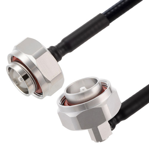 Low PIM 7/16 DIN Male to RA 7/16 DIN Male Cable 1/4 inch Superflexible Coax FMCA2247