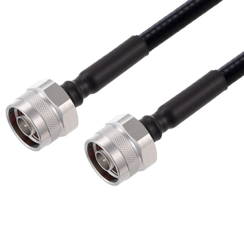 Low PIM N Male to N Male Cable 1/4 inch Superflexible Coax in 150 Cm FMCA2253-150CM