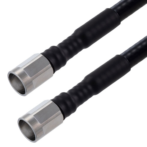 Low PIM 2.2-5 Male to 2.2-5 Male Cable 1/4 inch Superflexible Coax in 200 Cm FMCA2260-200CM