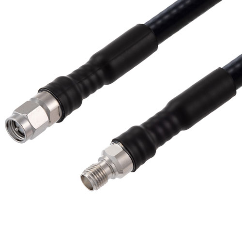 Low PIM SMA Male to SMA Female Cable 1/4 inch Superflexible Coax in 24 Inch FMCA2276-24