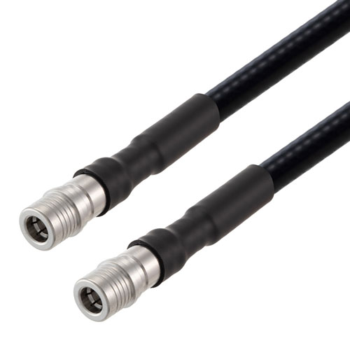 Low PIM QMA Male to QMA Male Cable 1/4 inch Superflexible Coax in 200 Cm FMCA2281-200CM