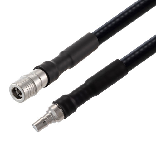 Low PIM QMA Male to QMA Female Cable 1/4 inch Superflexible Coax in 50 Cm FMCA2283-50CM