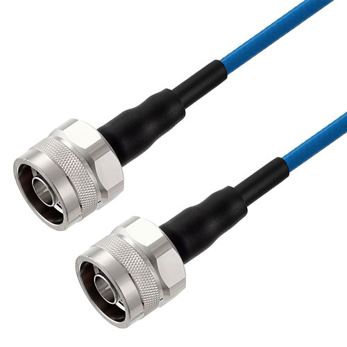 N Male to N Male Low PIM Cable 48 Inch Length Using TFT-402 Coax Using Times Microwave Components FMCA2316-48