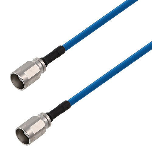 NEX10 Male to NEX10 Male Low PIM Cable 12 Inch Length Using TFT-402 Coax Using Times Microwave Components FMCA2321-12