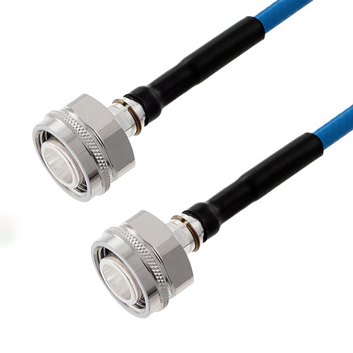 2.2-5 Male to 2.2-5 Male Low PIM Cable 150 CM Length Using TFT-5G-402 Coax Using Times Microwave Components FMCA2330-150CM