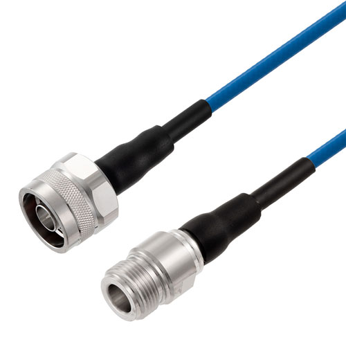 N Male to N Female Low PIM Cable Using TFT-5G-402 Coax Using Times Microwave Components FMCA2351
