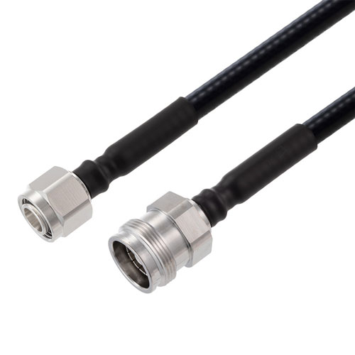 Low PIM 2.2-5 Male to 4.3-10 Female Cable 1/4 inch Superflexible Coax in 48 Inch FMCA2364-48