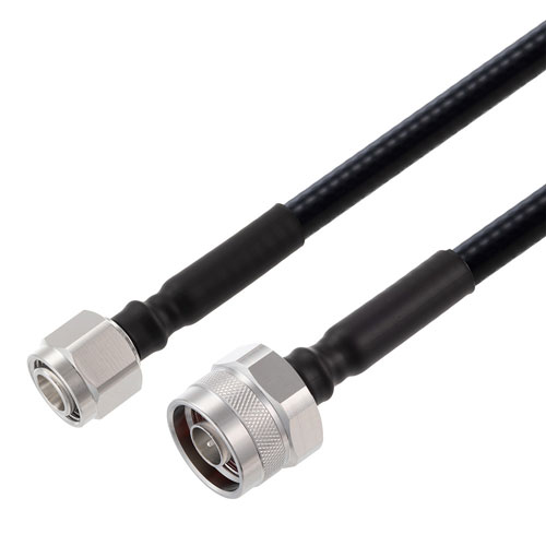 Low PIM 2.2-5 Male to N Male Cable 1/4 inch Superflexible Coax in 24 Inch FMCA2371-24
