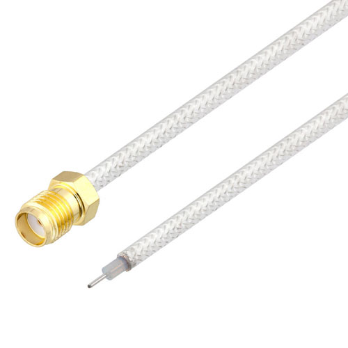 Test Probe SMA Female to Trimmed Lead Cable FM-SR086TB Coax in 9 Inch FMCA2392-9