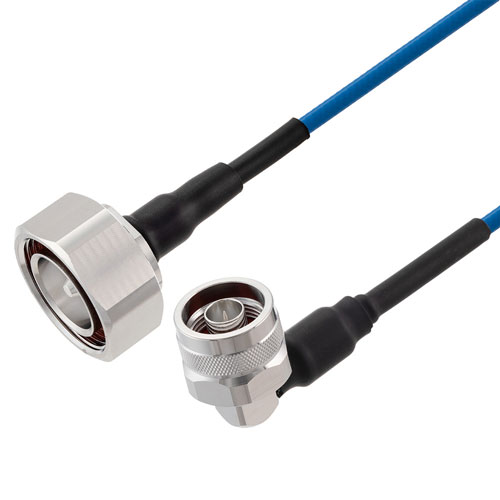 Low PIM 7/16 DIN Male to RA N Male Cable TFT-402 Coax Using Times Microwave Components FMCA2455