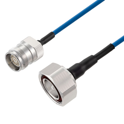 Low PIM 4.3-10 Female to 7/16 DIN Male Cable TFT-5G-402 Coax Using Times Microwave Components FMCA2480
