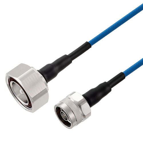 Low PIM 7/16 DIN Male to N Male Cable TFT-5G-402 Coax in 150 CM Using Times Microwave Components FMCA2508-150CM