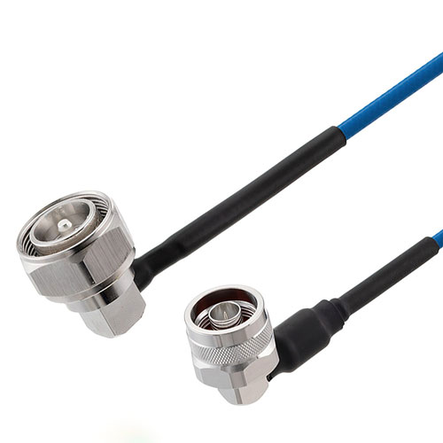 Low PIM RA 7/16 DIN Male to RA N Male Cable TFT-5G-402 Coax in 150 CM Using Times Microwave Components FMCA2513-150CM