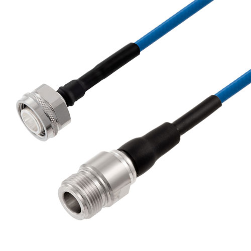 Low PIM 2.2-5 Male to N Female Cable TFT-5G-402 Coax in 50 CM Using Times Microwave Components FMCA2528-50CM
