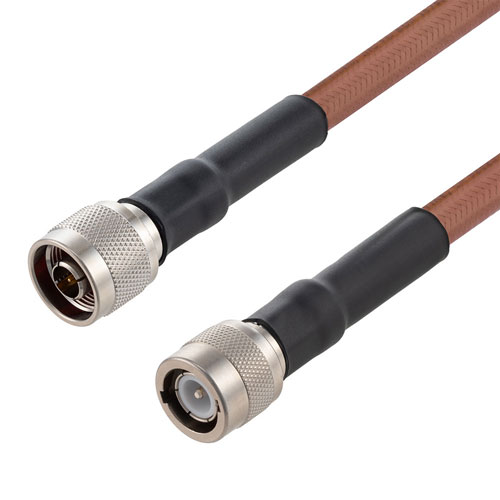 N Male to C Male Cable RG-393 Coax in 72 Inch FMCA2536-72