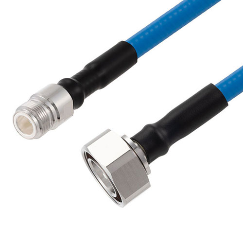 Plenum Low PIM 7/16 DIN Male to N Female Cable SPP-375-LLPL Coax Using Times Microwave Parts FMCA2572-60