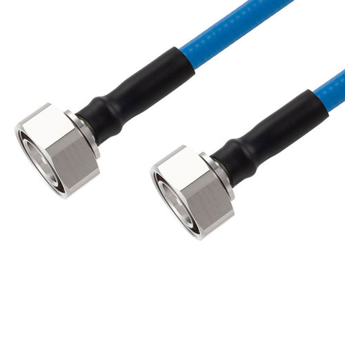 Plenum Low PIM 7/16 DIN Male to 7/16 DIN Male Cable SPP-375-LLPL Coax Using Times Microwave Parts FMCA2574-60