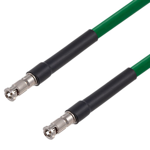 12G SDI 75 Ohm HD-BNC Male to 75 Ohm HD-BNC Male Cable 75 Ohm 4694R-GR Coax in 300 Inch FMCA2604/GR-300