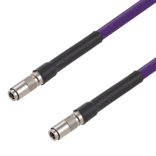 12G SDI 75 Ohm 1.0/2.3 Male to 75 Ohm 1.0/2.3 Male Cable 75 Ohm 4694R-VL Coax in 120 Inch FMCA2606/VL-120