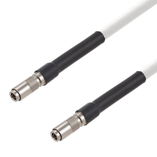 12G SDI 75 Ohm 1.0/2.3 Male to 75 Ohm 1.0/2.3 Male Cable 75 Ohm 4694R-WH Coax in 120 Inch FMCA2606/WH-120