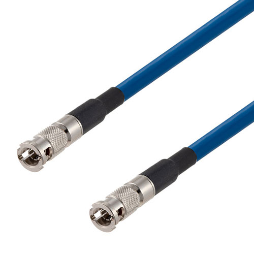 12G SDI 75 Ohm HD-BNC Male to 75 Ohm HD-BNC Male Cable 75 Ohm 4855R-BL Coax FMCA2607/BL