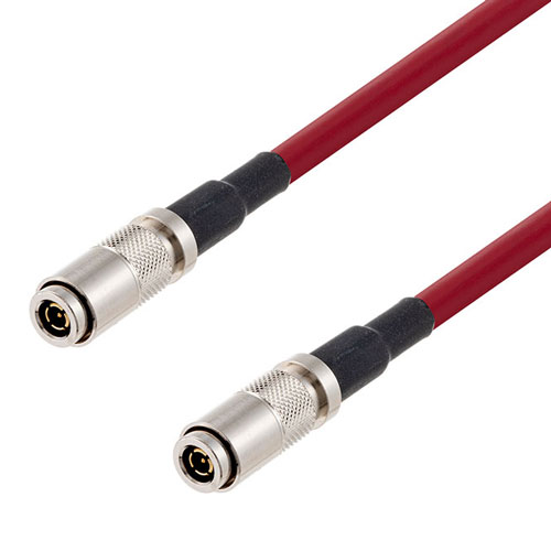 12G SDI 75 Ohm 1.0/2.3 Male to 75 Ohm 1.0/2.3 Male Cable 75 Ohm 4855R-RD Coax FMCA2609/RD