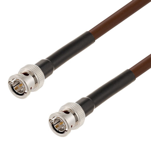 6G SDI 75 Ohm BNC Male to 75 Ohm BNC Male Cable 75 Ohm 1694A-BR Coax in 120 Inch FMCA2673/BR-120