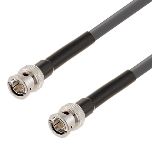 6G SDI 75 Ohm BNC Male to 75 Ohm BNC Male Cable 75 Ohm 1694A-GY Coax in 36 Inch FMCA2673/GY-36