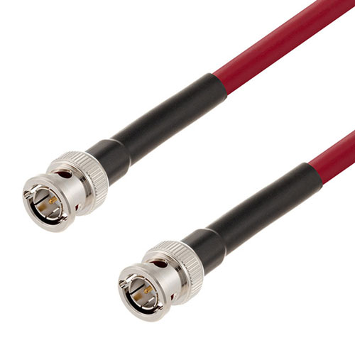 6G SDI 75 Ohm BNC Male to 75 Ohm BNC Male Cable 75 Ohm 1694A-RD Coax in 36 Inch FMCA2673/RD-36
