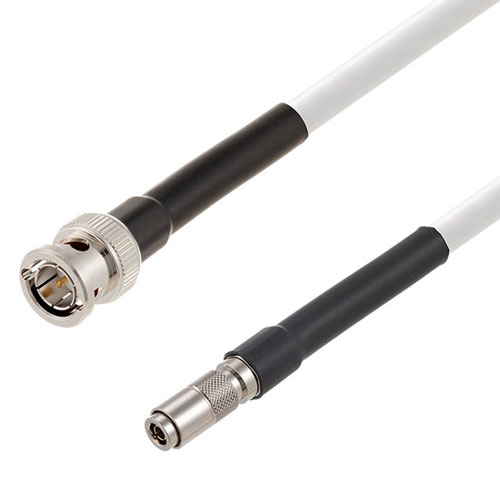 6G SDI 75 Ohm BNC Male to 75 Ohm 1.0/2.3 Male Cable 75 Ohm 1694A-WH Coax in 300 Inch FMCA2675/WH-300