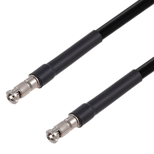 6G SDI 75 Ohm HD-BNC Male to 75 Ohm HD-BNC Male Cable 75 Ohm 1694A-BK Coax in 300 Inch FMCA2676/BK-300
