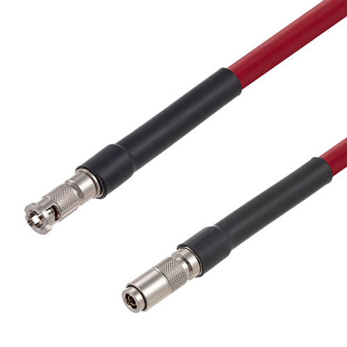 6G SDI 75 Ohm HD-BNC Male to 75 Ohm 1.0/2.3 Male Cable 75 Ohm 1694A-RD Coax in 72 Inch FMCA2677/RD-72