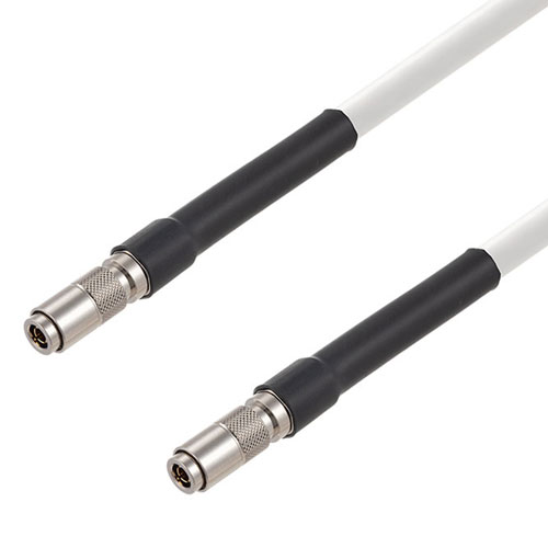6G SDI 75 Ohm 1.0/2.3 Male to 75 Ohm 1.0/2.3 Male Cable 75 Ohm 1694A-WH Coax in 12 Inch FMCA2678/WH-12
