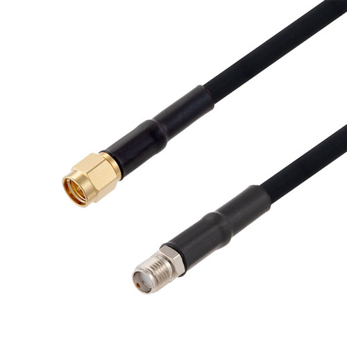 SMA Male to SMA Female Cable in 100 CM Length Using RG223 Coax FMCA2725-100CM