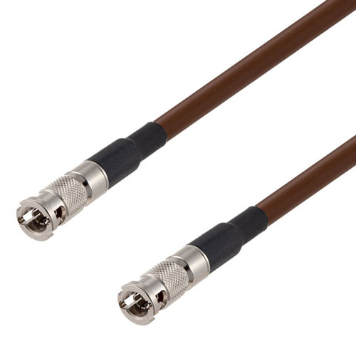6G SDI 75 Ohm HD-BNC Male to 75 Ohm HD-BNC Male Cable 75 Ohm 1855A-BR Coax in 36 Inch FMCA2733/BR-36