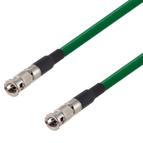 6G SDI 75 Ohm HD-BNC Male to 75 Ohm HD-BNC Male Cable 75 Ohm 1855A-GR Coax in 36 Inch FMCA2733/GR-36