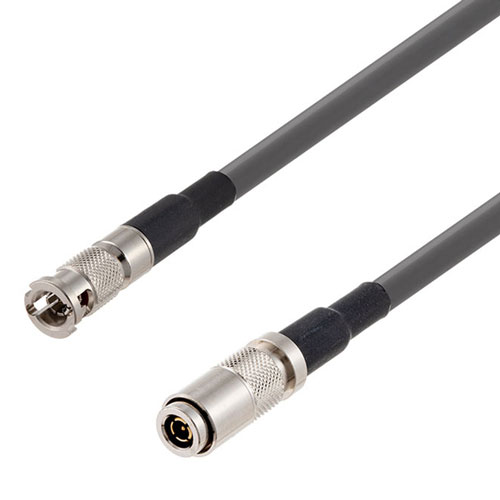 6G SDI 75 Ohm HD-BNC Male to 75 Ohm 1.0/2.3 Male Cable 75 Ohm 1855A-GY Coax in 72 Inch FMCA2734/GY-72