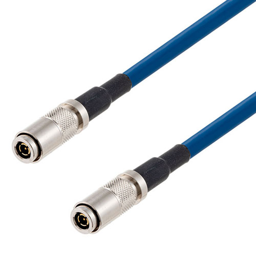 6G SDI 75 Ohm BNC Male to 75 Ohm BNC Male Cable 75 Ohm 1855A-BL Coax in 12 Inch FMCA2735/BL-12