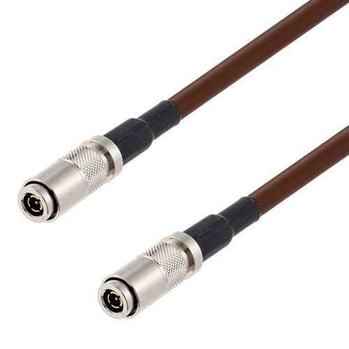 6G SDI 75 Ohm BNC Male to 75 Ohm BNC Male Cable 75 Ohm 1855A-BR Coax in 300 Inch FMCA2735/BR-300