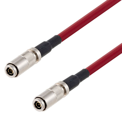 6G SDI 75 Ohm BNC Male to 75 Ohm BNC Male Cable 75 Ohm 1855A-RD Coax in 120 Inch FMCA2735/RD-120