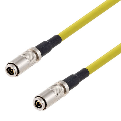 6G SDI 75 Ohm BNC Male to 75 Ohm BNC Male Cable 75 Ohm 1855A-YW Coax in 300 Inch FMCA2735/YW-300