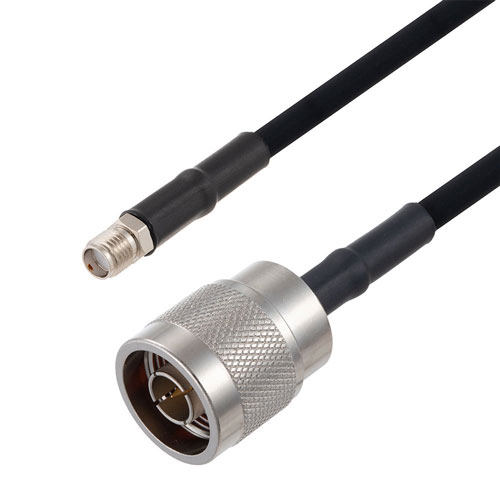 N Male to SMA Female Cable in 48 Inch Length Using RG223 Coax FMCA2745-48